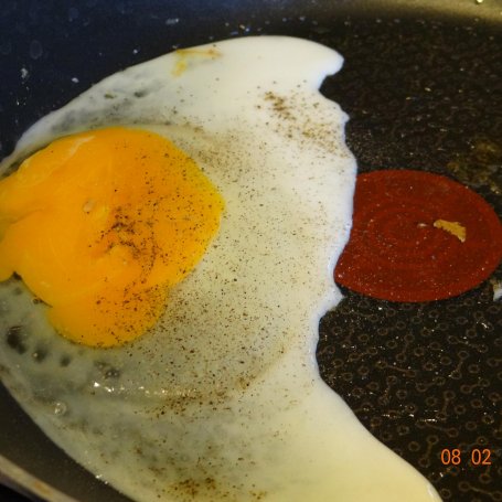Krok 3 - Kalafior gotowany na parze z jajkiem sadzonym foto