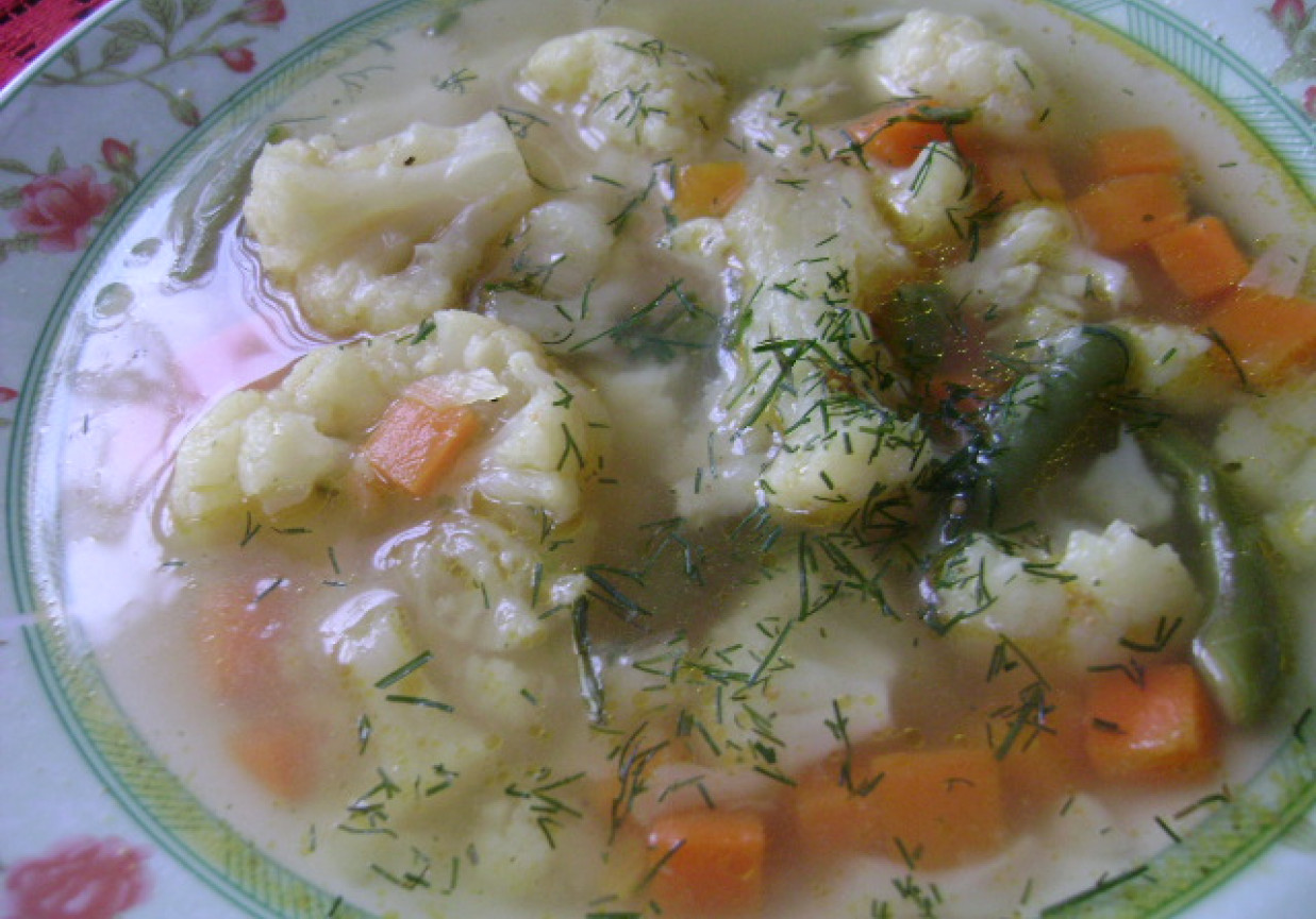 Kalafiorowa zupa foto