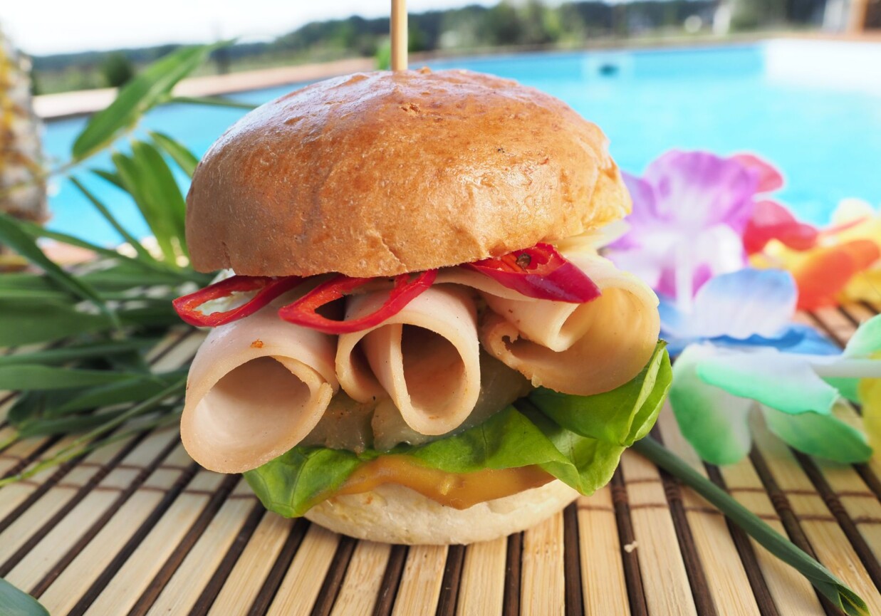 Kanapka hawajska foto