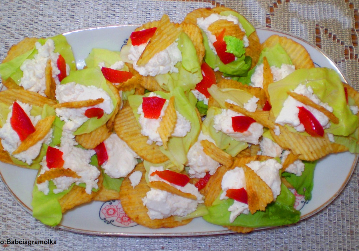 Kanapki z Fetą na chipsach : foto