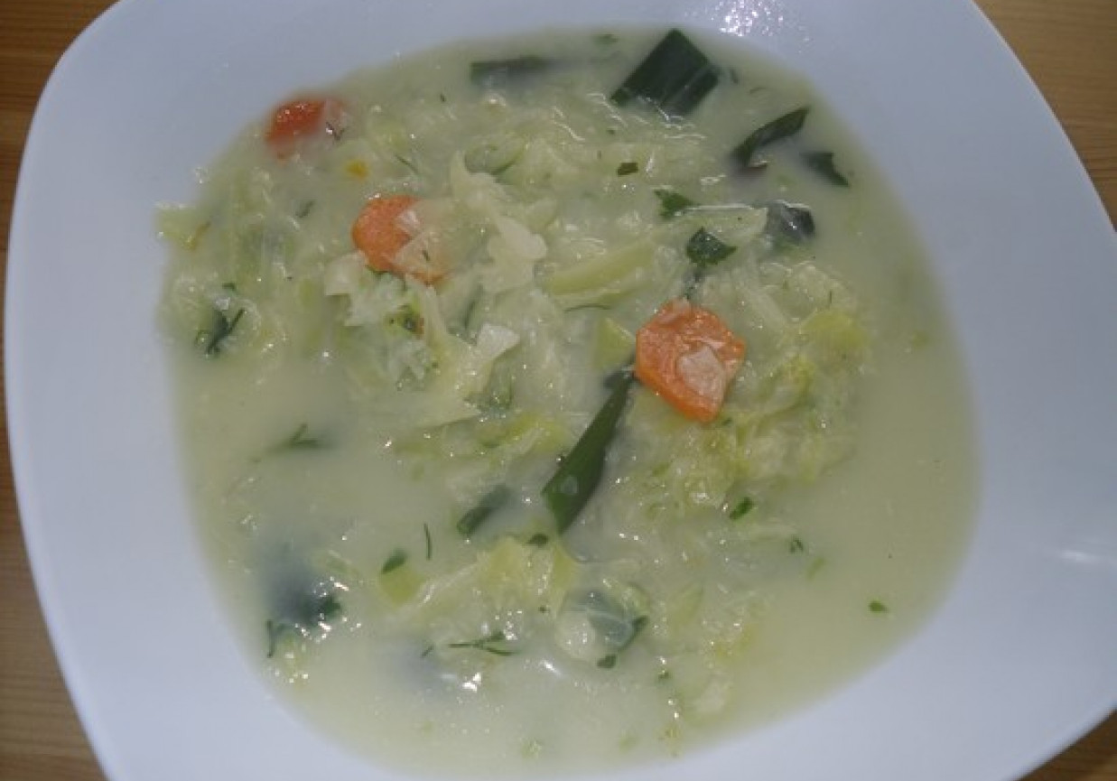 Kapuściana zupa na wiosne foto