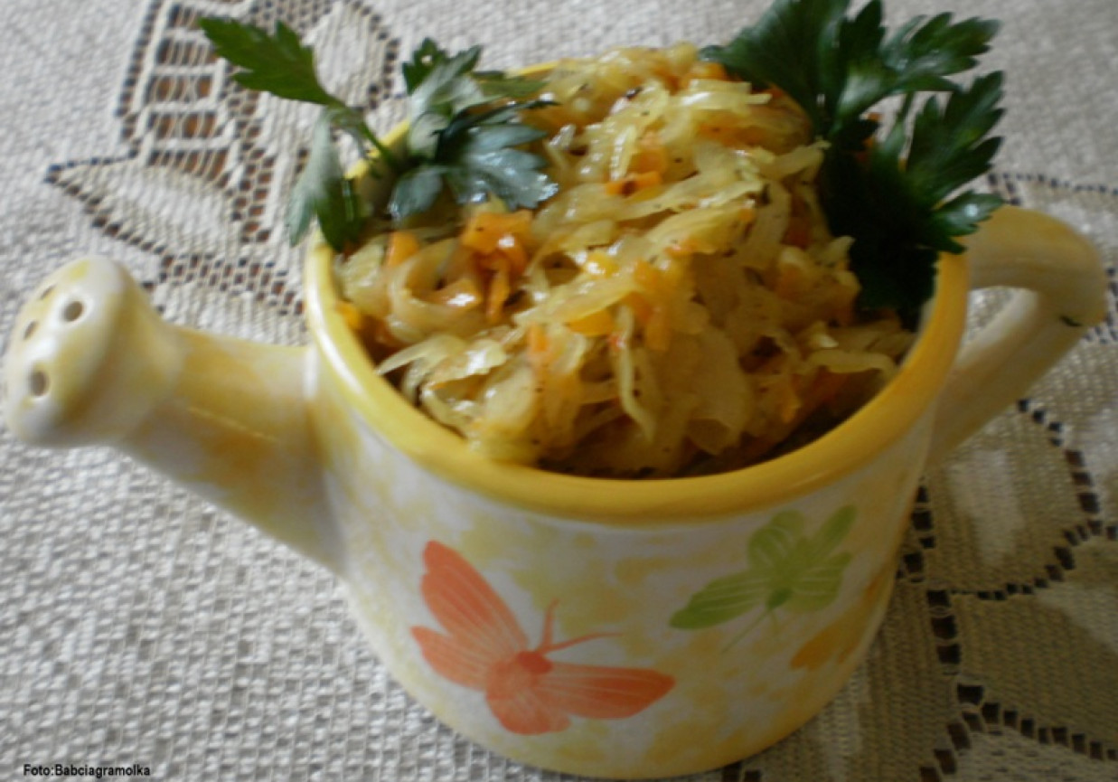 Kapusta kiszona obgotowana - z kminkiem : foto