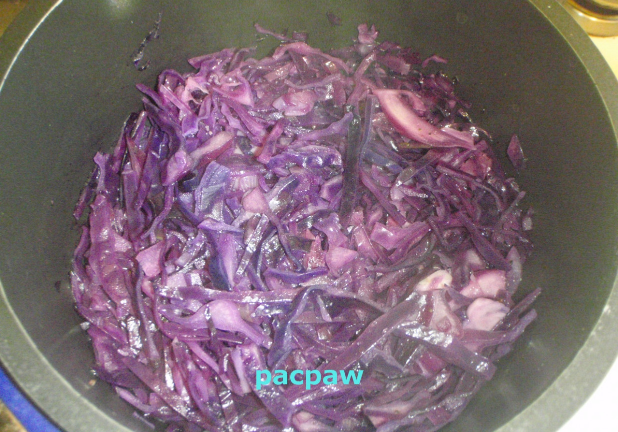 Kapusta modra z gomasio foto