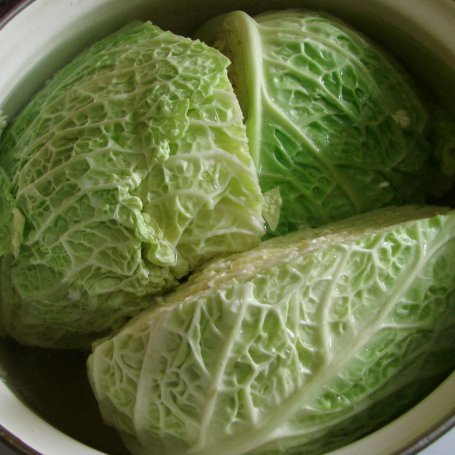 Krok 1 - Kapusta włoska zapiekana pod beszamelem foto