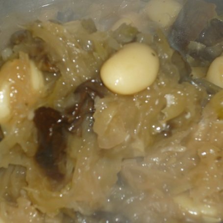 Krok 4 - Kapusta z jaśkiem i grzybami - Wigilijna foto