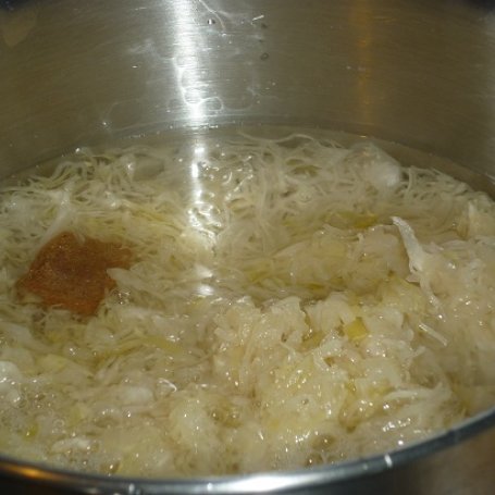 Krok 3 - Kapusta z jaśkiem i grzybami - Wigilijna foto