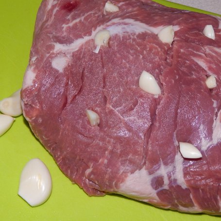 Krok 2 - Karczek pieczony z czosnkiem foto