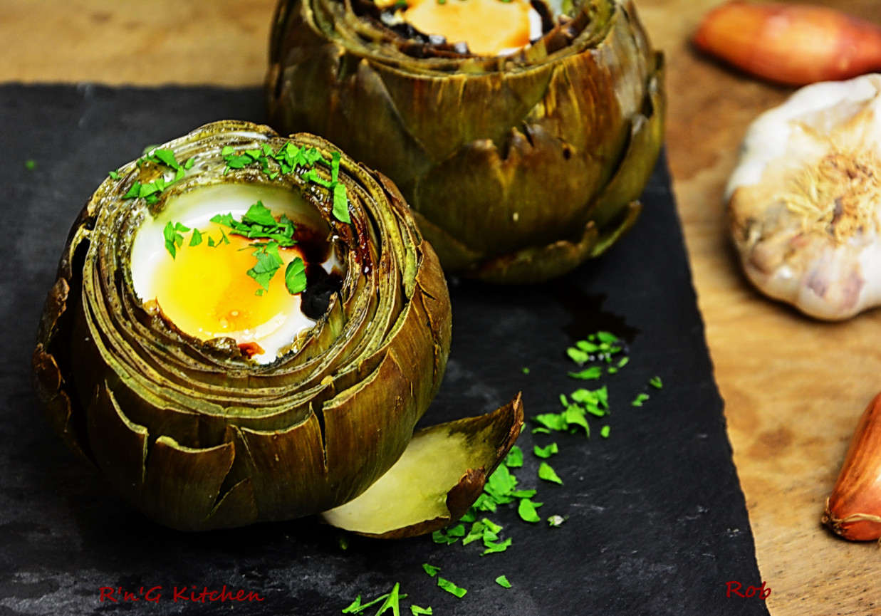 Karczochy po rzymsku foto