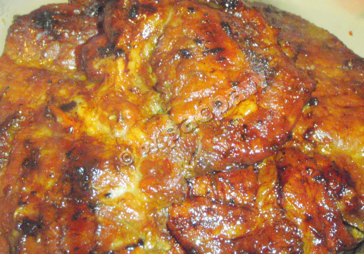 Karkówka miodowa z chili foto