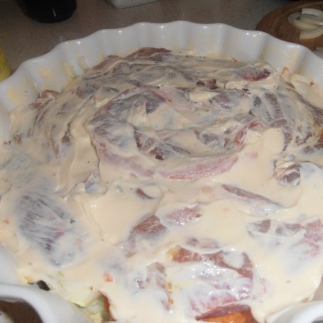 Krok 4 - Karkówka pieczona z warzywami foto