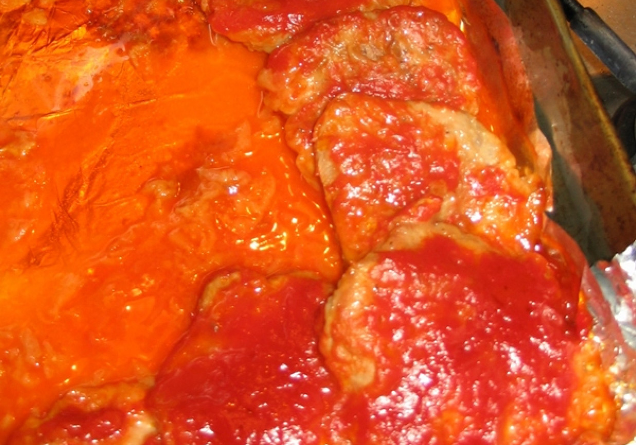 Karkowka w sosie pomidorow-miodowym foto
