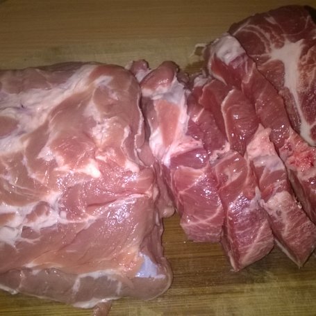 Krok 1 - Karkówka w sosie zapiekana foto
