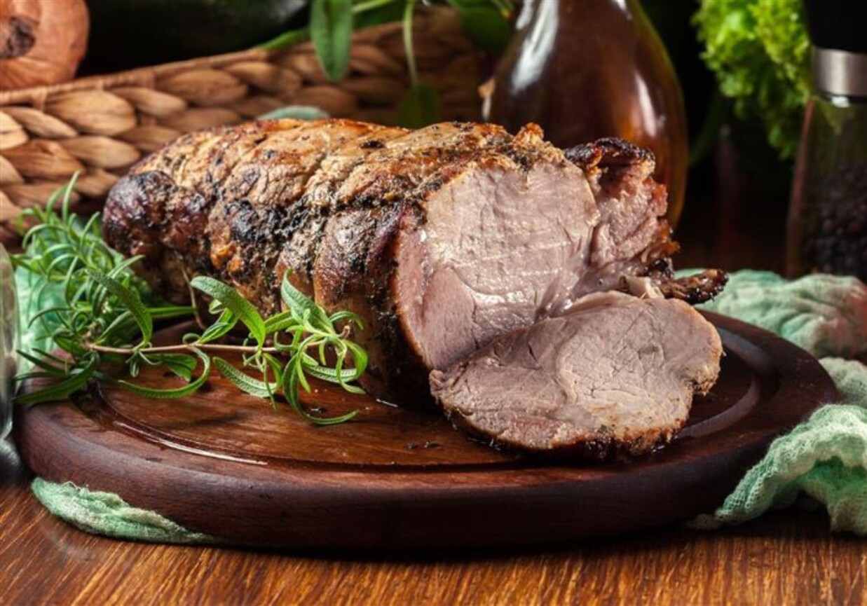 Karkówka z piekarnika (lub frytkownicy beztłuszczowej) foto