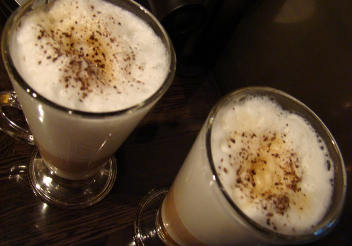 Karmelowe latte foto