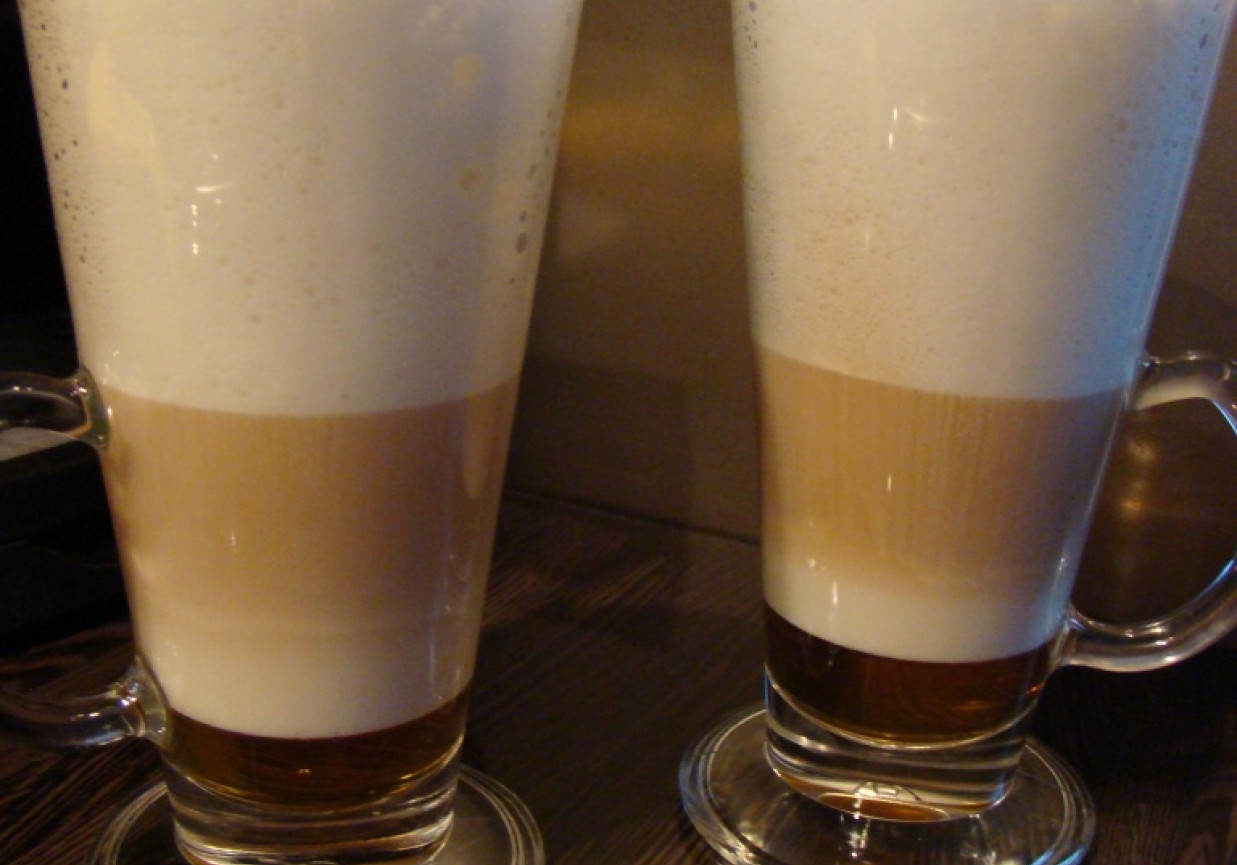 Karmelowe latte foto