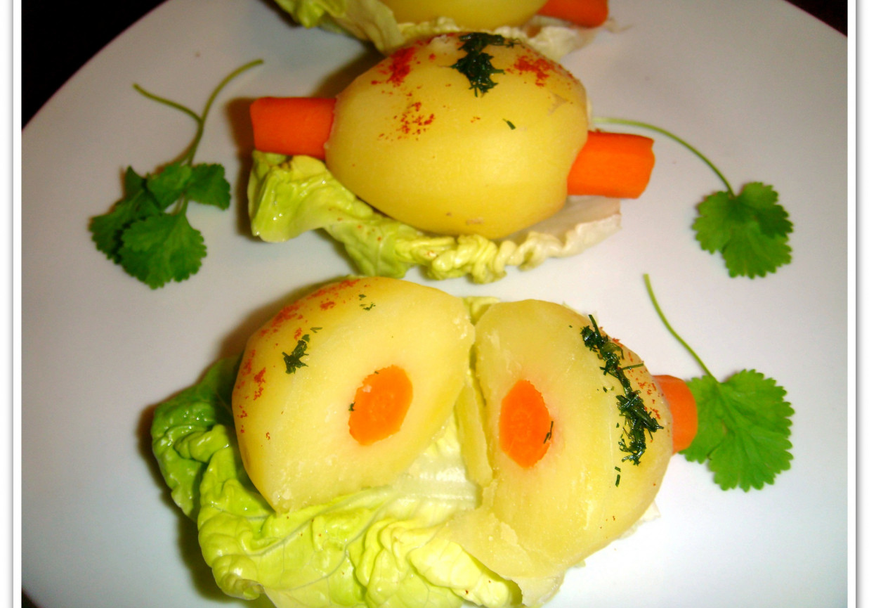 Kartofelek z marchewką. foto