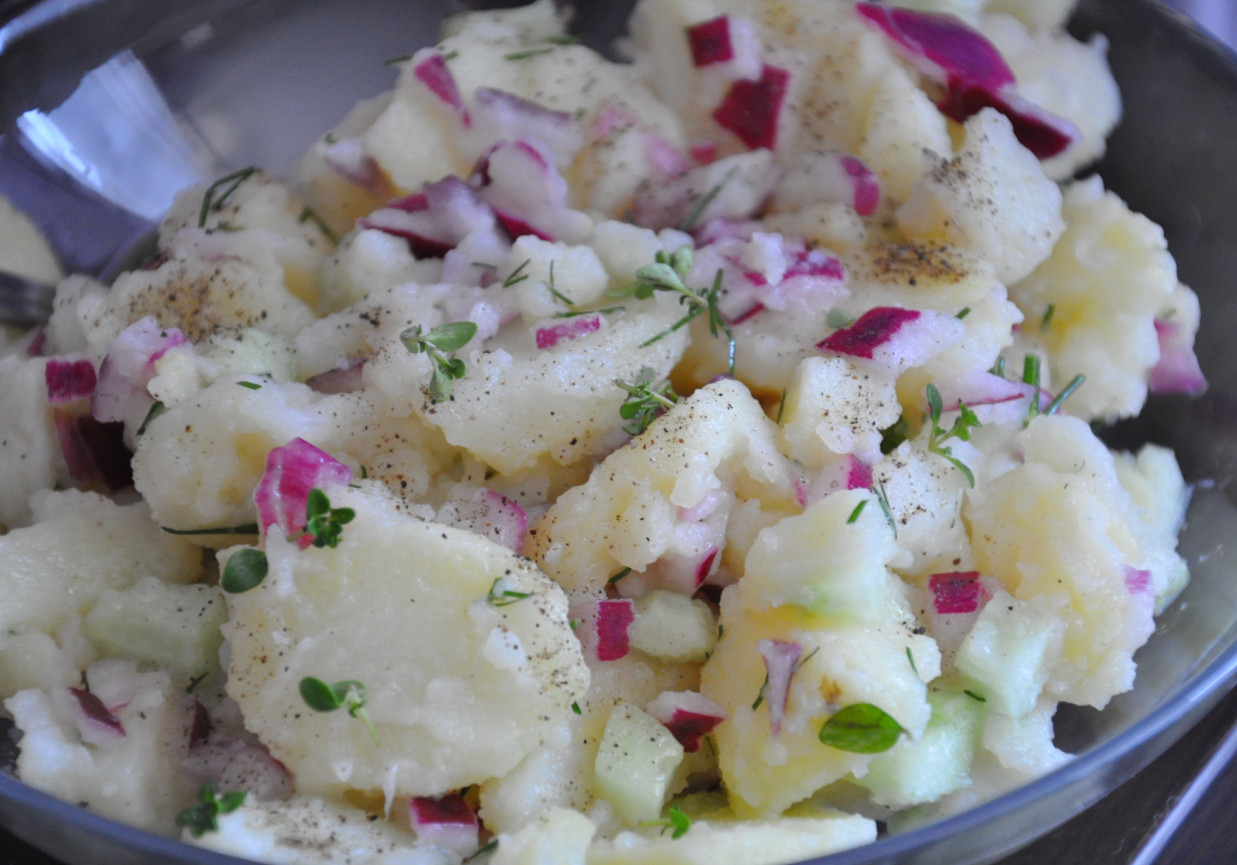 Kartoffelsalat sałatka ziemniaczana foto