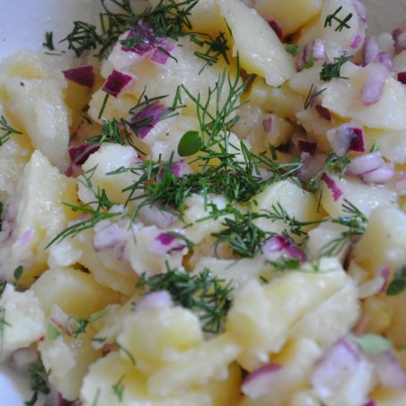 Krok 7 - Kartoffelsalat sałatka ziemniaczana foto