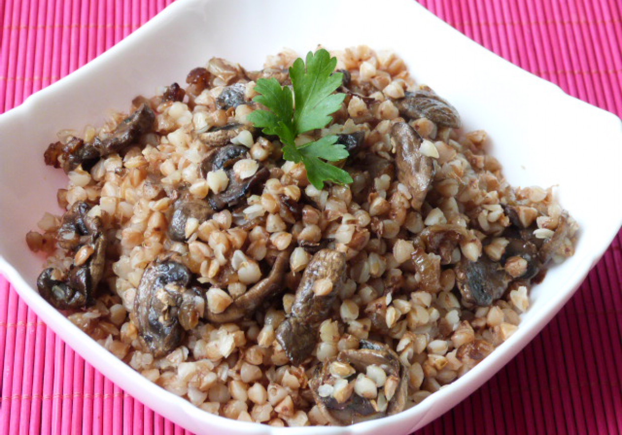 Kasza gryczana z pieczarkami DoradcaSmaku.pl