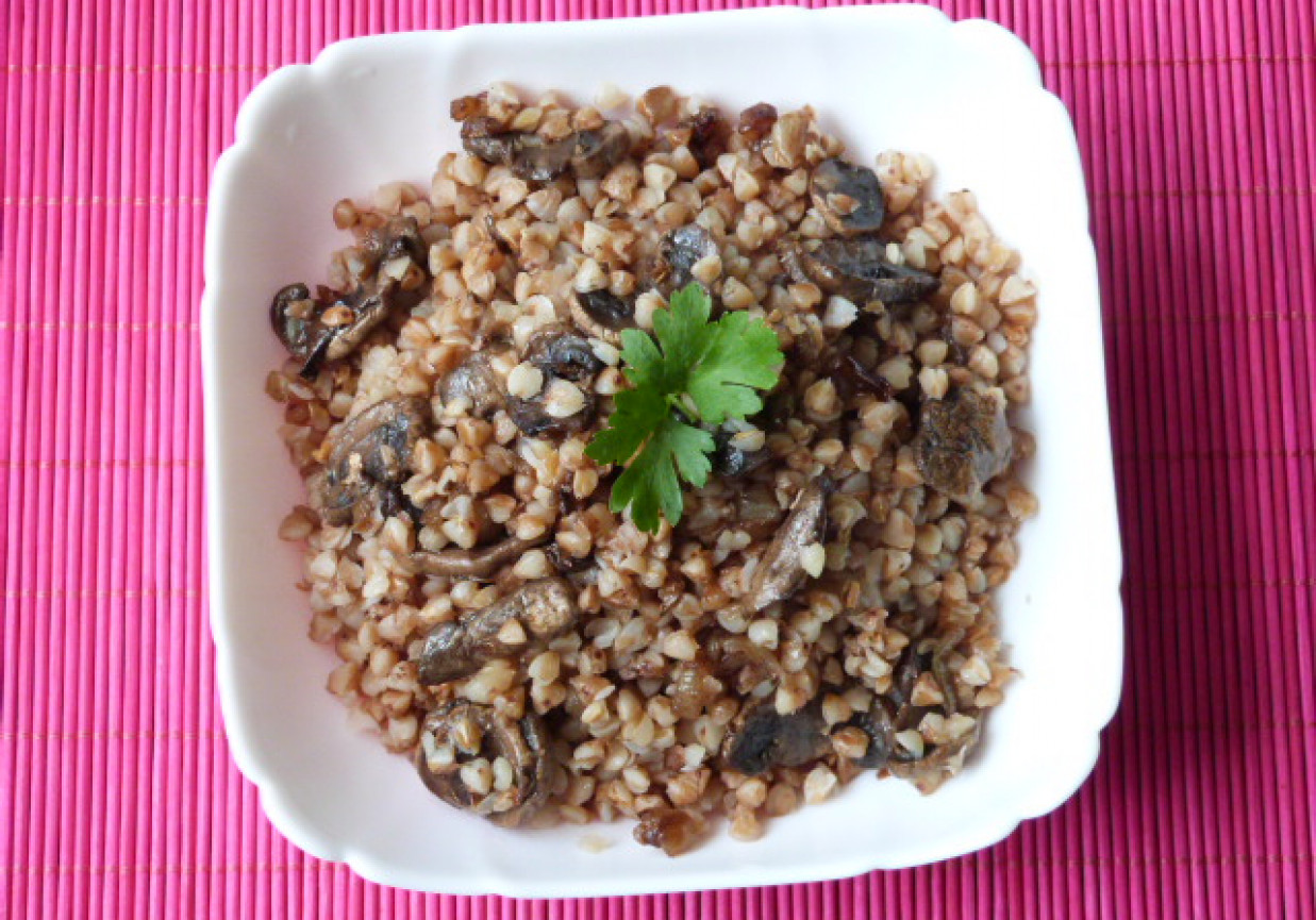 Kasza gryczana z pieczarkami DoradcaSmaku.pl