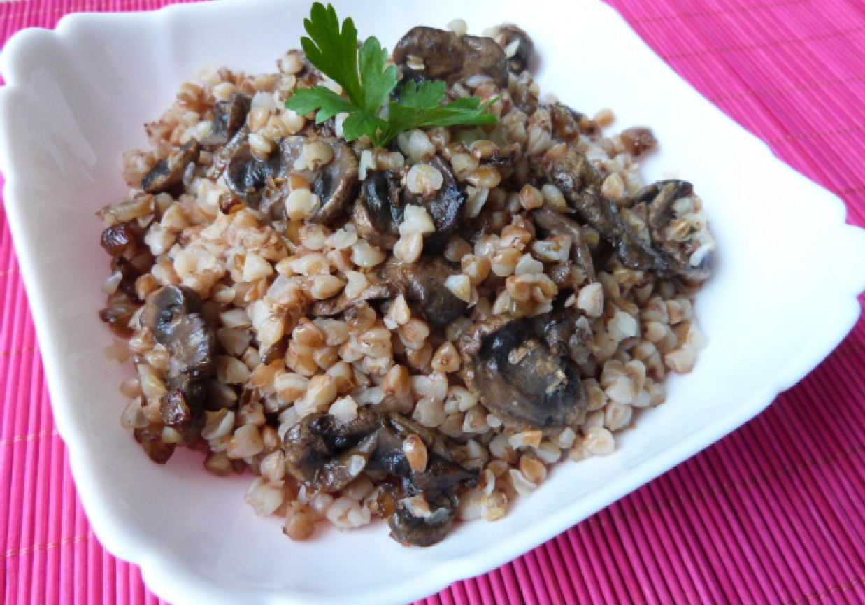 Kasza gryczana z pieczarkami DoradcaSmaku.pl