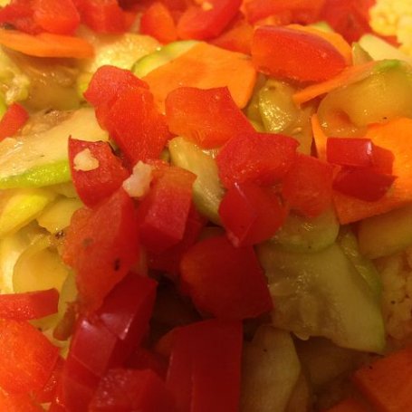 Krok 2 - Kasza jaglana z grillowanymi warzywami foto