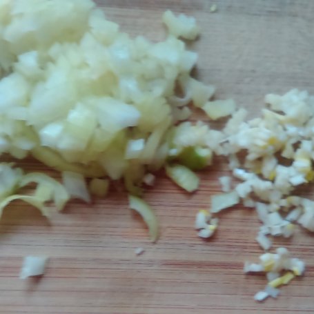 Krok 4 - Kasza z sosem . foto