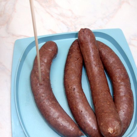 Krok 2 - Kaszanka z grilla w kapuście kiszonej foto