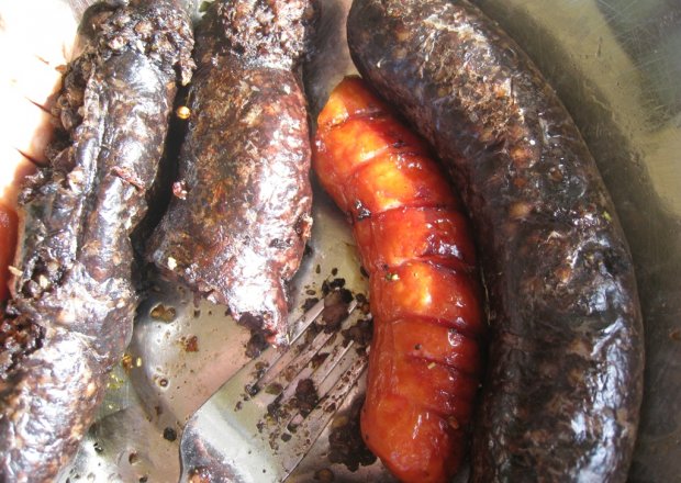 Fotografia przedstawiająca Kaszanka z grilla