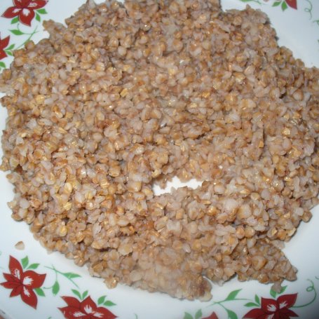 Krok 4 - Kaszotto z papryką , oliwkami i łososiem foto