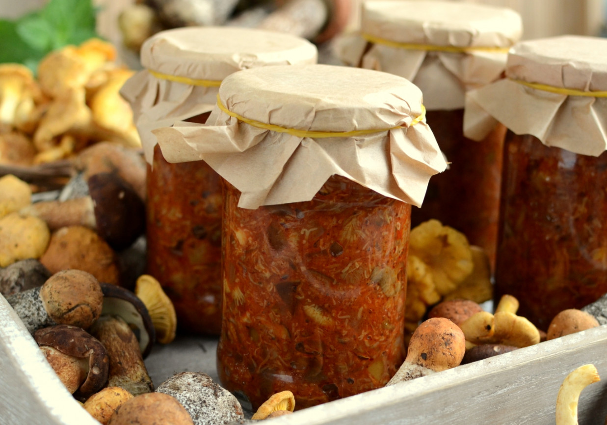 Kaszuby czyli sałatka z grzybów po kaszubsku  foto