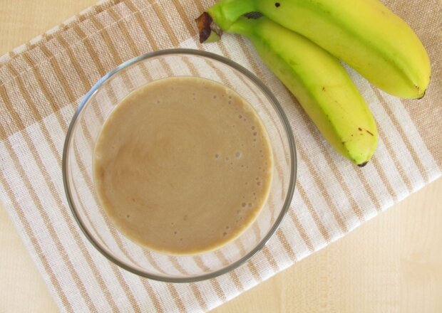 Fotografia przedstawiająca Kawa bananowa na zimno