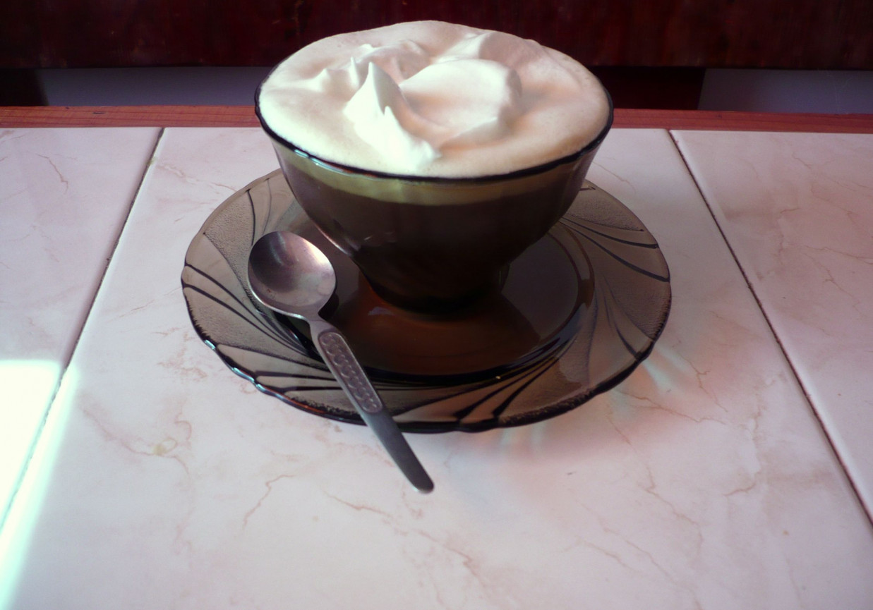 Kawa cappuccino foto