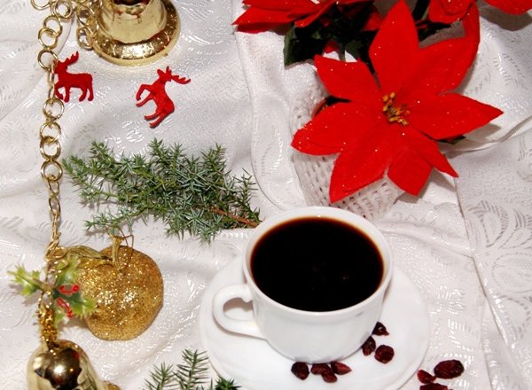 Fotografia przedstawiająca Kawa dla Świętego Mikołaja :