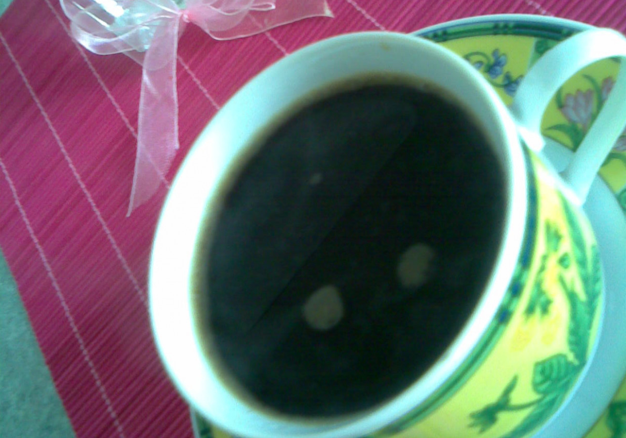 Kawa imbirowa z cytryną i miodem foto