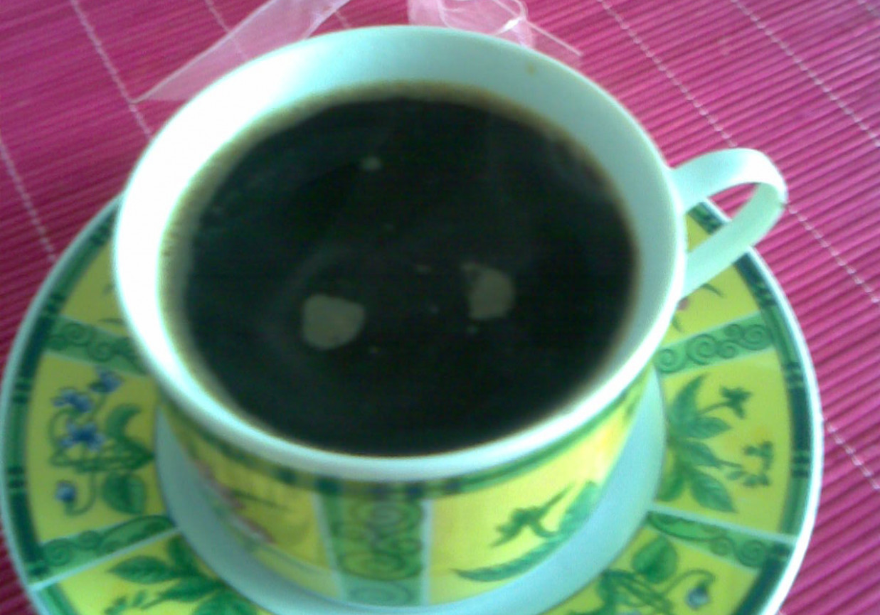 Kawa imbirowa z cytryną i miodem foto