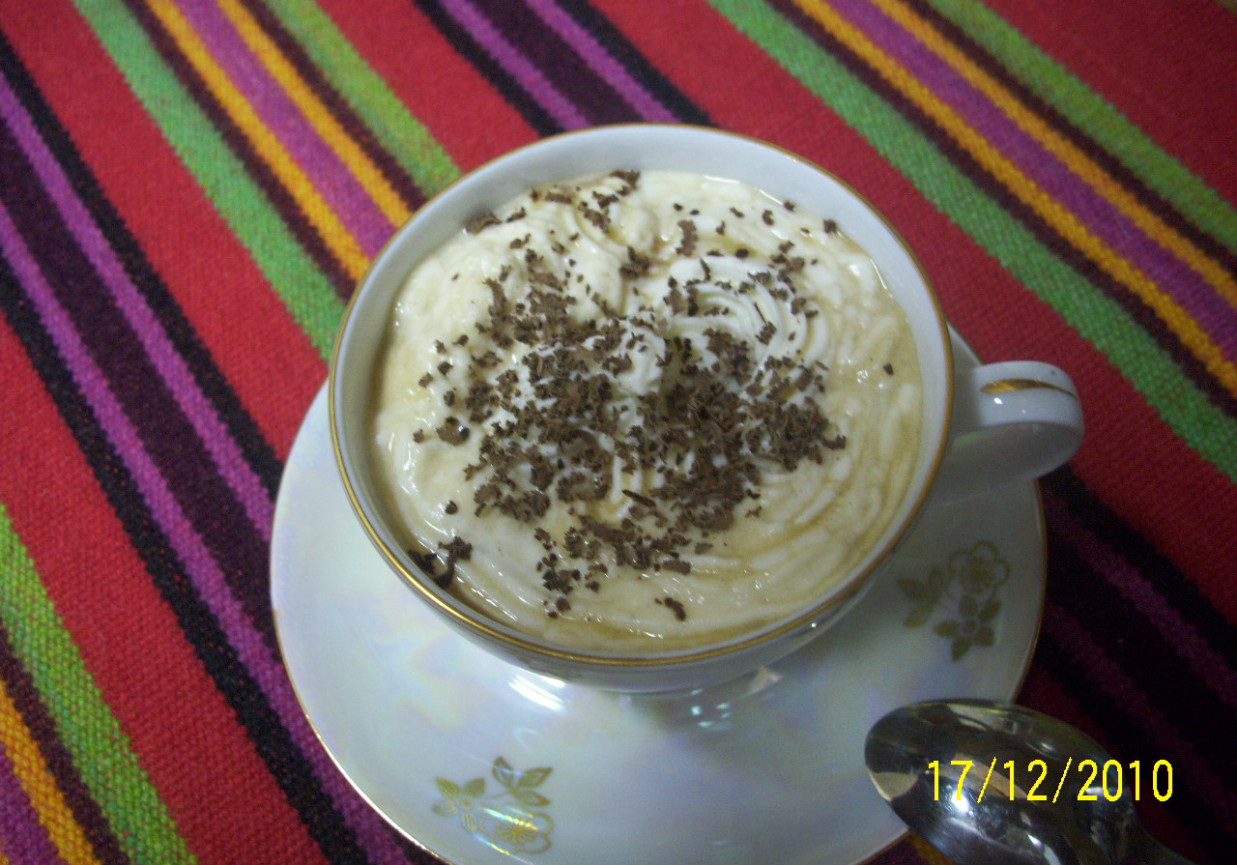 Kawa z czekoladą foto