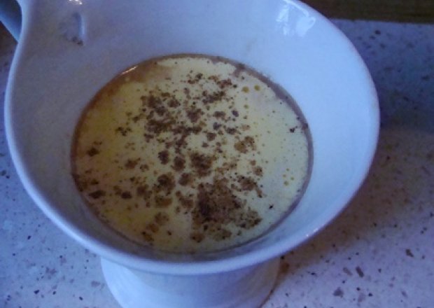 Fotografia przedstawiająca kawa z gałką muszkatołową