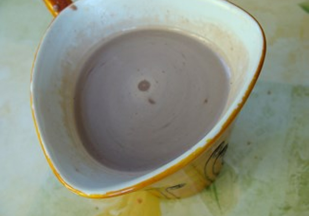 Kawa z karmelem i kozim mlekiem foto