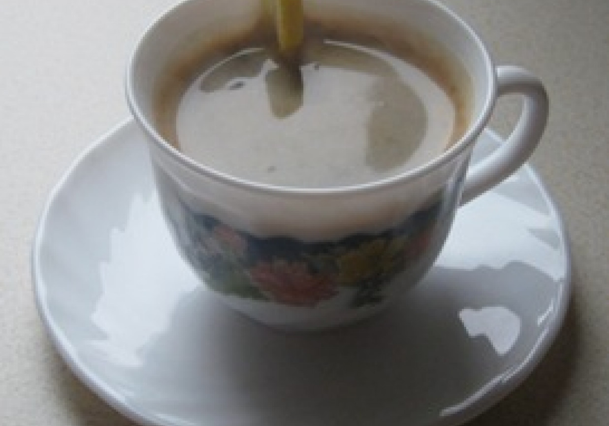 Kawa z miodem i cytryną foto