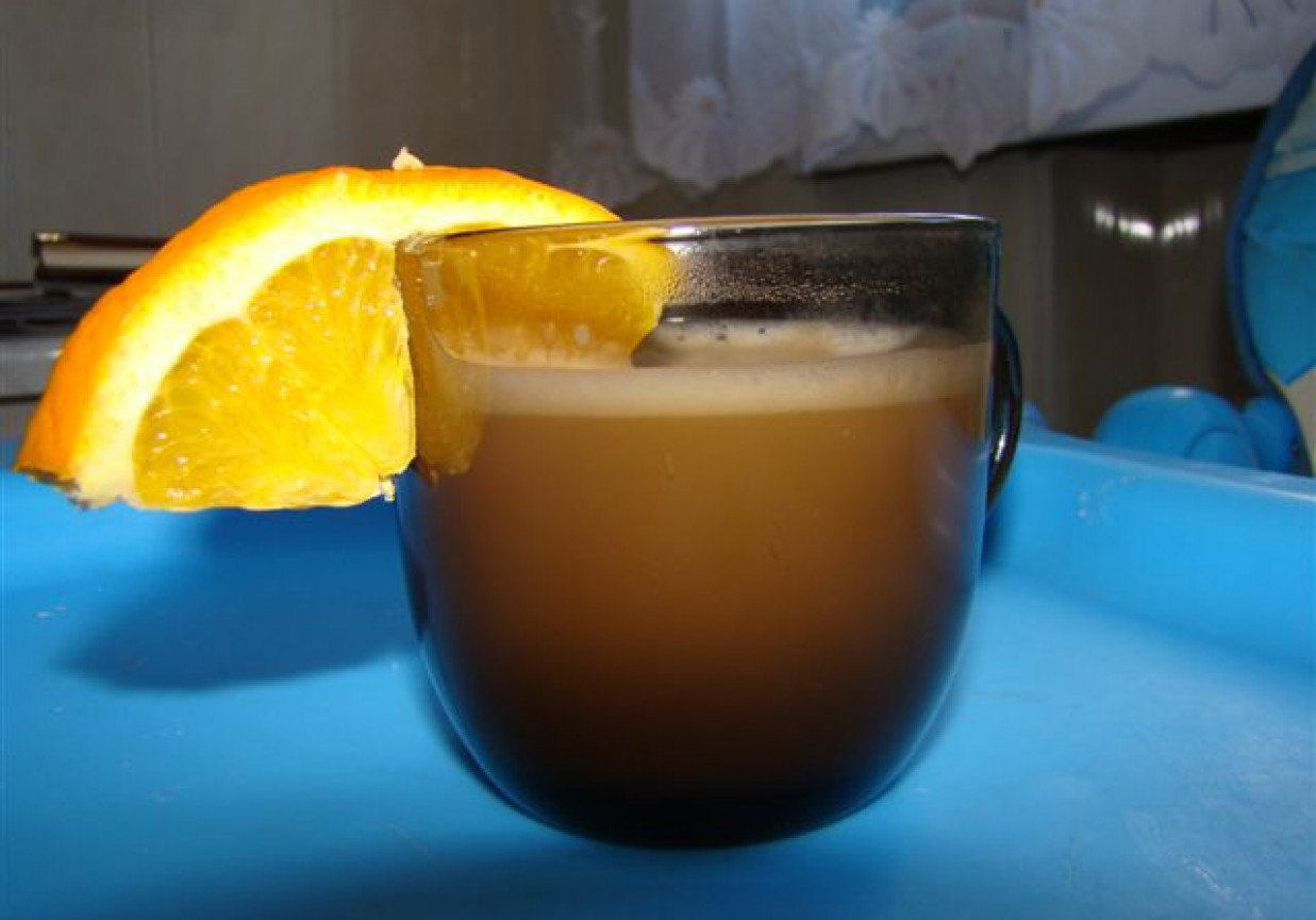 Kawa z nutą pomarańczy foto