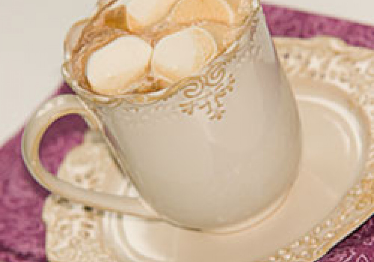 Kawa z piankami Marshmallow foto
