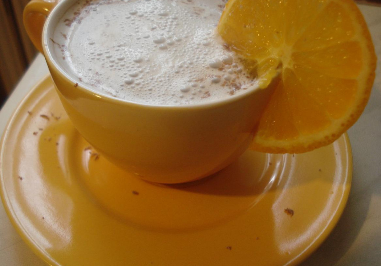 kawa z pomarańczą foto