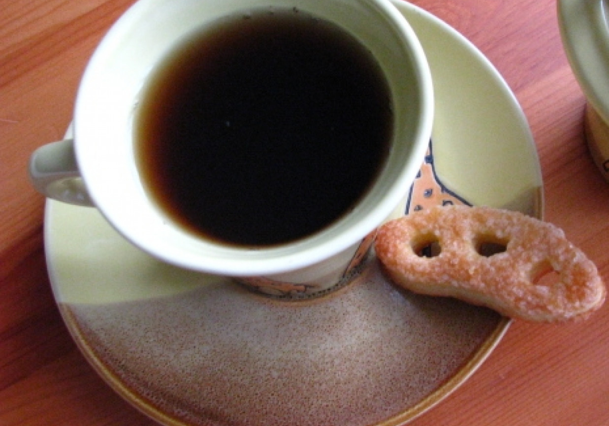 Kawa z rumem i czekoladą foto