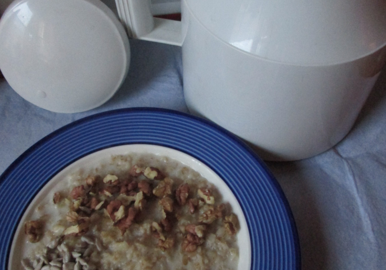 Kawalerska owsianka – porridge  (z kuchni amerykańskiej) foto
