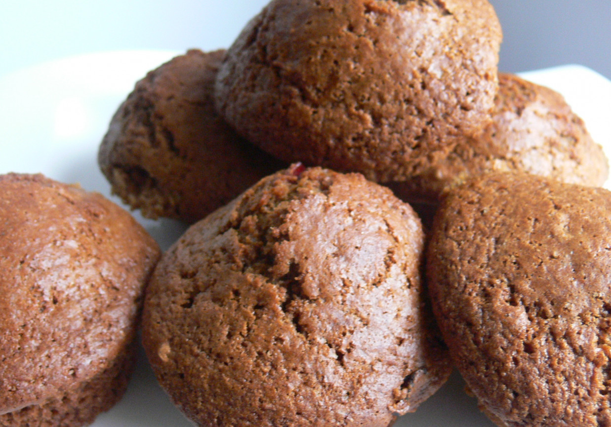 Kawowe muffinki z żurawiną foto