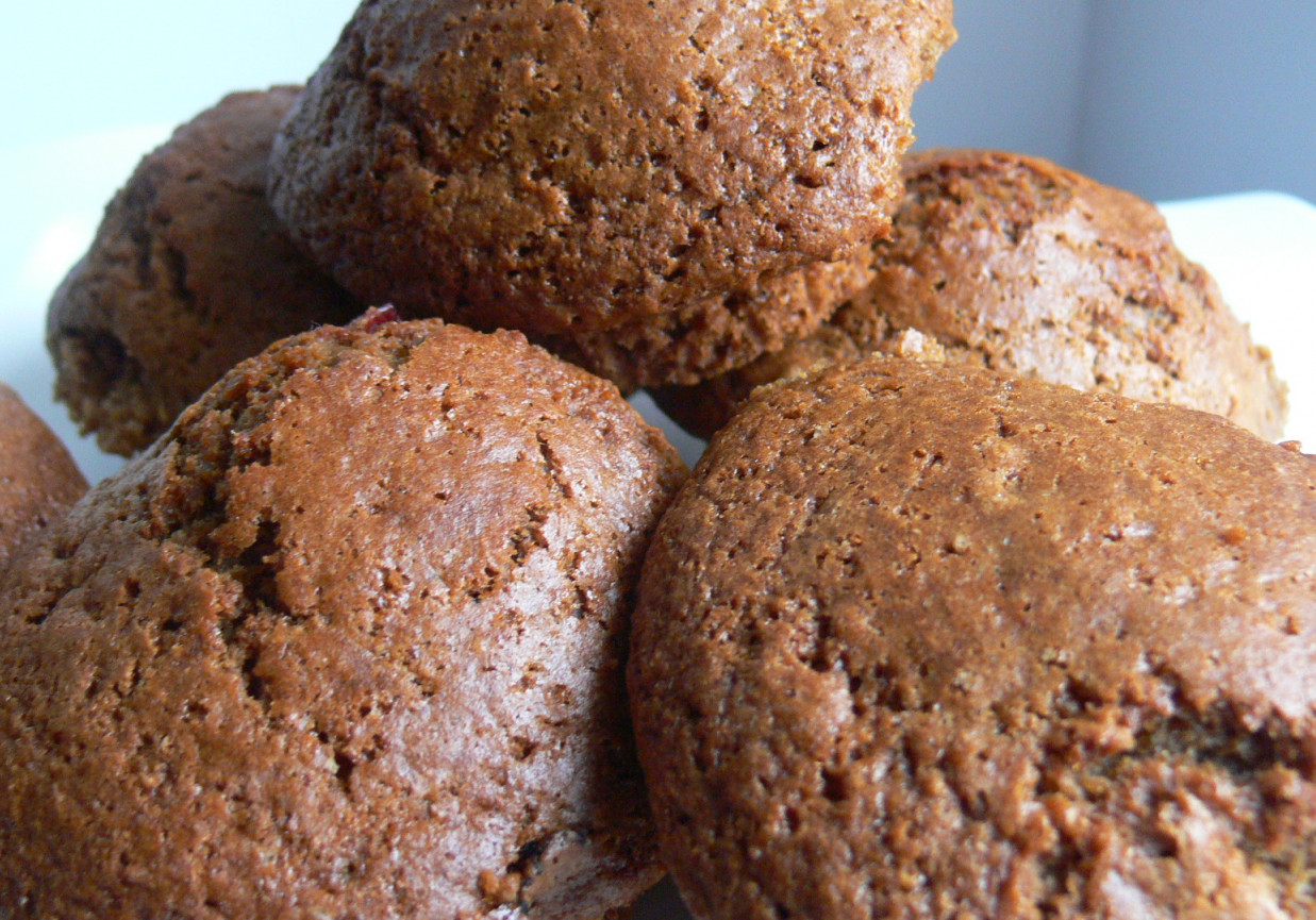 Kawowe muffinki z żurawiną foto
