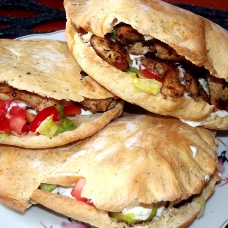 Krok 1 - Kebab domowy w chlebku pita foto