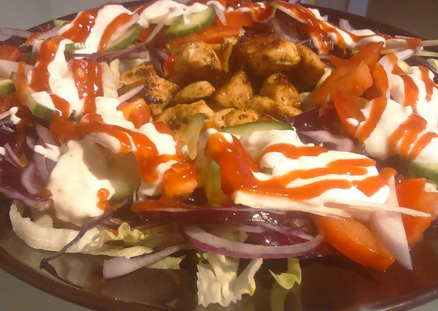 Fotografia przedstawiająca Kebab po turecku wersja light
