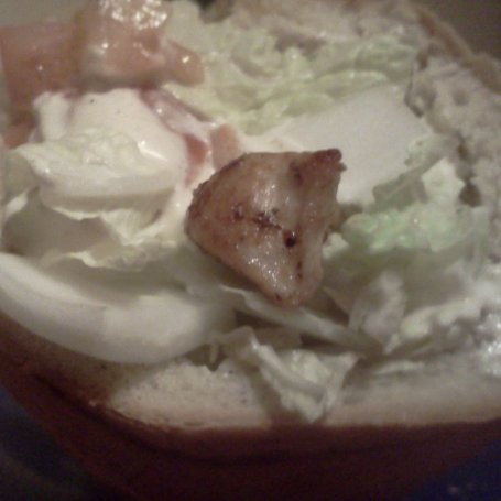 Krok 3 - Kebab w chlebie foto